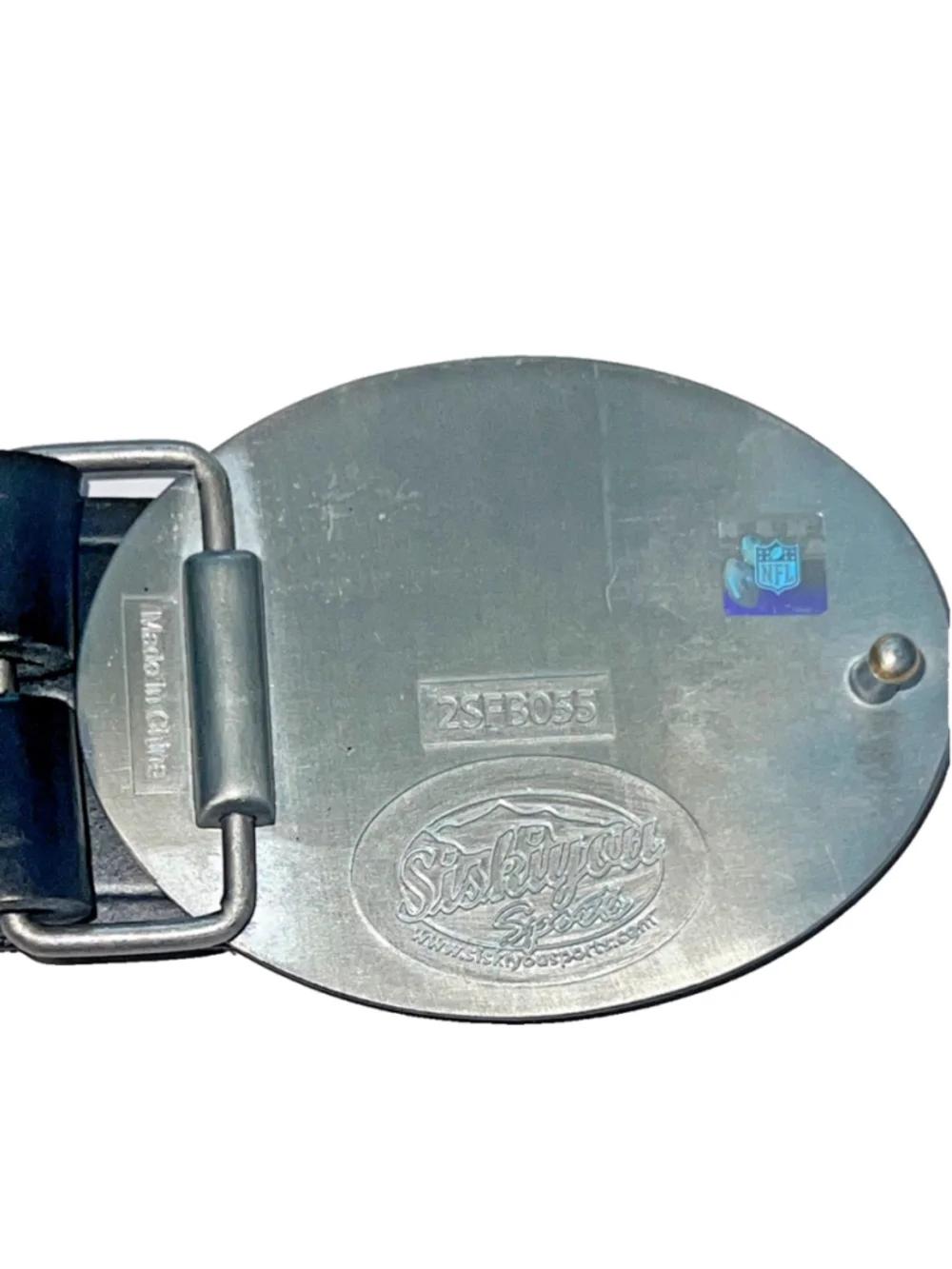 Dallas Cowboys Siskiyou Sports Leather Belt Size 40 Black NFL Star Buckle